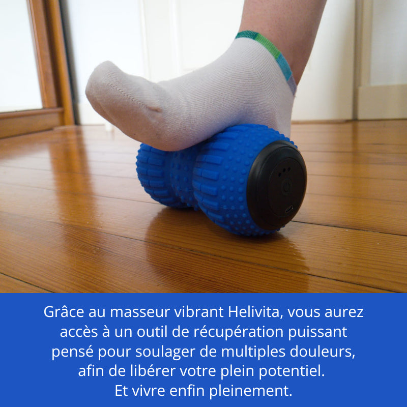 Masseur vibrant - Soulagez vos douleurs (pieds, jambes, dos, épaules, etc) + le Pack Zen Total OFFERT